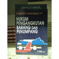 Image of HUKUM PENGANGKUTAN BARANG DAN PENUMPANG