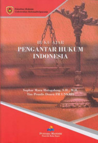 Buku Ajar: Pengantar Hukum Indonesia