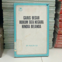Image of Garis Besar Hukum Tata Negara Hindia Belanda