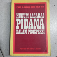 Hukum (Acara) Pidana Dalam Prospeksi