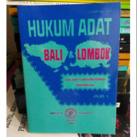 Hukum Adat Bali & Lombok Dalam Yurisprudensi Indonesia