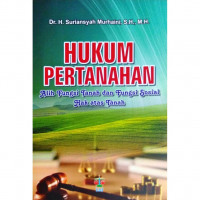Hukum Pertanahan : Alih Fungsi Tanah dan Fungsi Sosial Hak atas Tanah