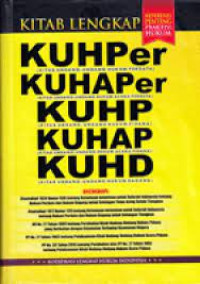 KUHPer KUHAPer KUHP KUHAP KUHD