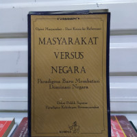 MASTARAKAT VERSUS NEGARA