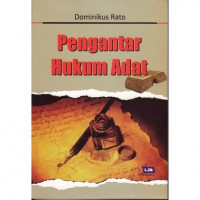 Pengantar Hukum Adat