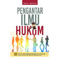 Pengantar Ilmu Hukum Edisi Revisi