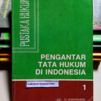 Image of PENGANTAR TATA HUKUM DI INDONESIA