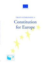 Image of TREATY ESTABLISHING A CONSTITUTION FOR EUROPE