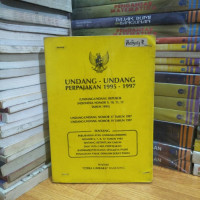 Image of Undang-Undang Perpajakan 1995-1997