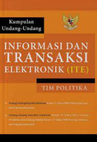 Image of Kumpulan Undang-Undang Informasi dan Transaksi Elektronik (ITE)