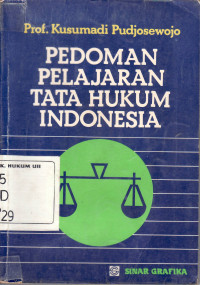 PEDOMAN PELAJARAN TATA HUKUM INDONESIA