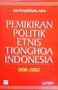 Pemikiran Politik Etnis Tionghoa Indonesia